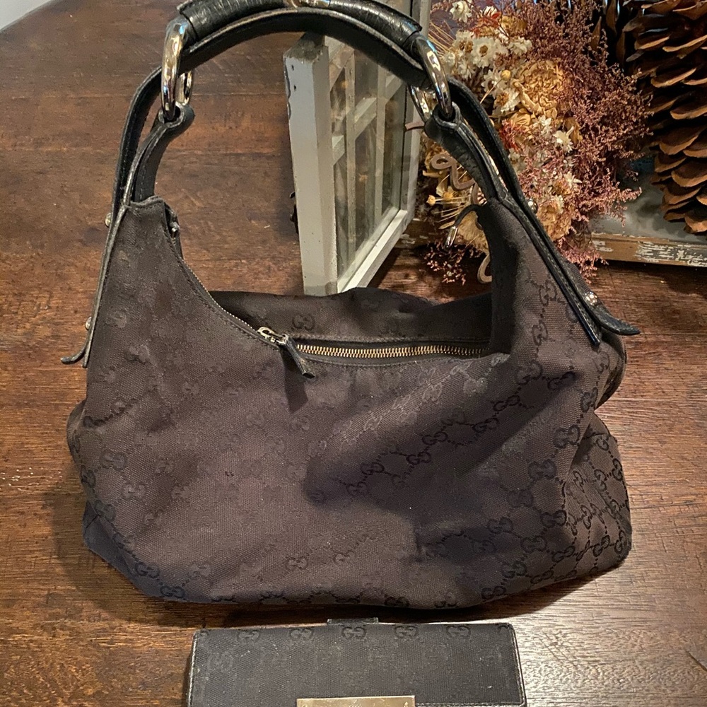 Gucci boho bag and matching wallet